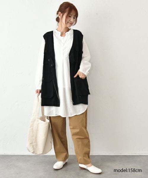 hagumu｜ナチュラルフィッシングベスト [[hag-157]][C]