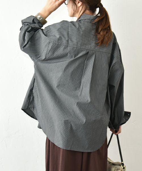 HUMS｜レイヤードデザインシャツ [[110352]][C]