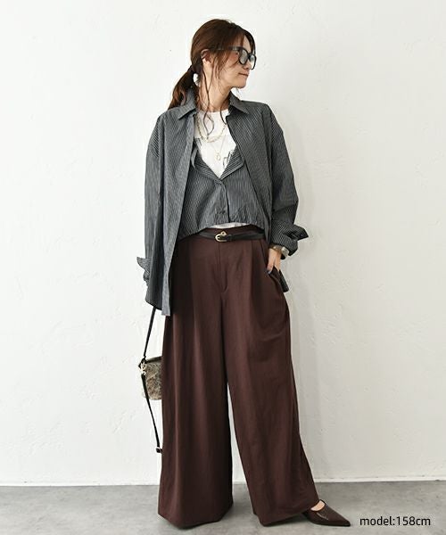 HUMS｜レイヤードデザインシャツ [[110352]][C]