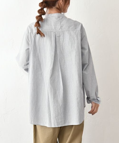 her.｜コットンストライプシャツ [[CE3SH250808B]][C]