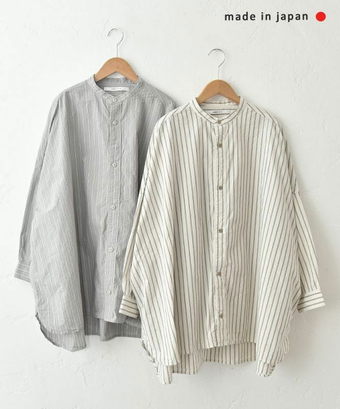 No18｜ストライプシャツチュニック [[CE1TN250104C]][C]