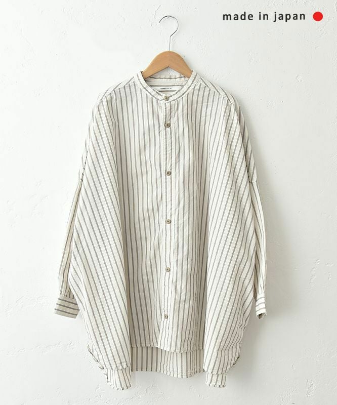 No18｜ストライプシャツチュニック [[CE1TN250104C]][C]