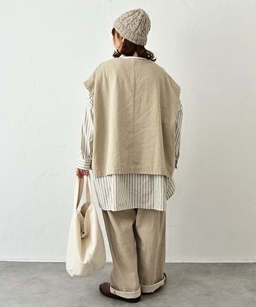 No18｜サイドボタンベスト [[CE1VE250901]][C]