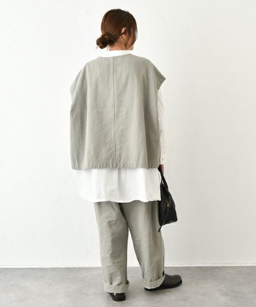 No18｜サイドボタンベスト [[CE1VE250901]][C]