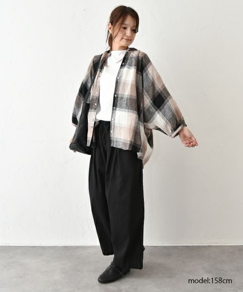 hagumu｜異素材切替パンツ [[Ｃ-752]][C]