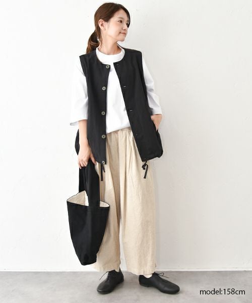 hagumu｜異素材切替パンツ [[Ｃ-752]][C]