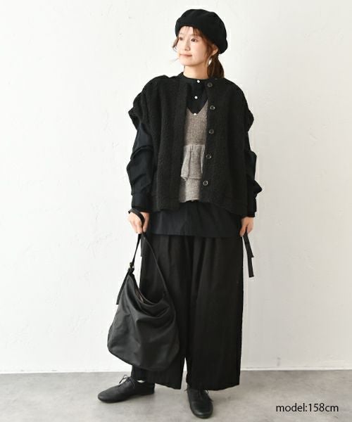 hagumu｜異素材切替パンツ [[Ｃ-752]][C]