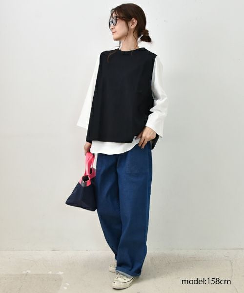 her.｜ドライ天竺カットベスト [[131323H]][C]