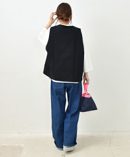 her.｜ドライ天竺カットベスト [[131323H]][C]