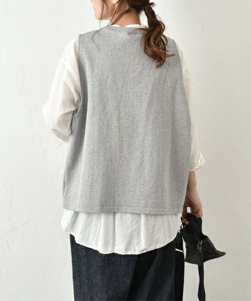 her.｜ドライ天竺カットベスト [[131323H]][C]