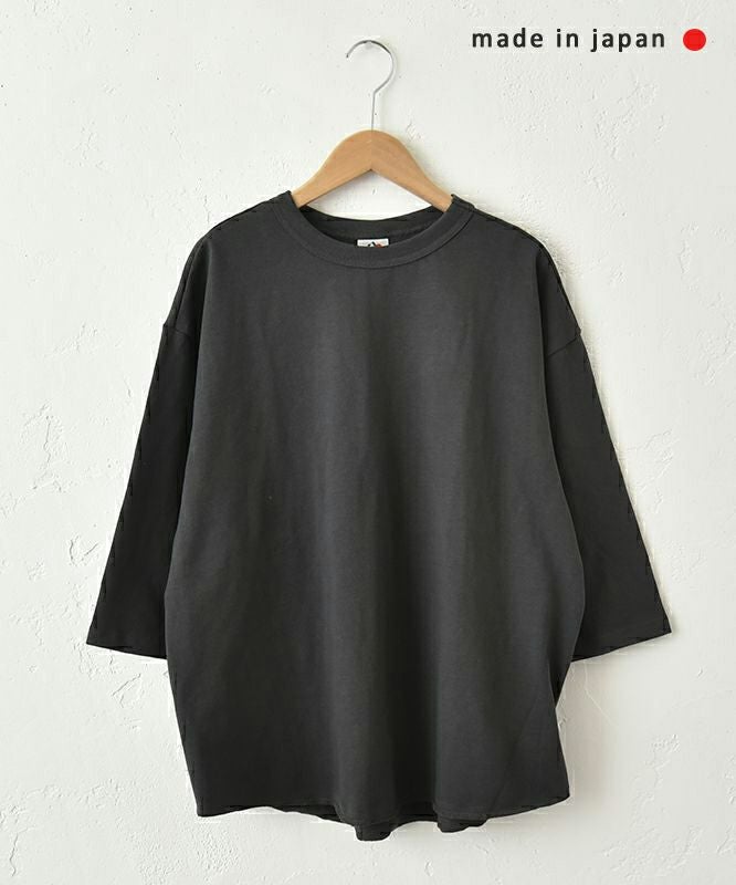  her.｜ヴィンテージ風7分袖カットソー [[131324H]][C]