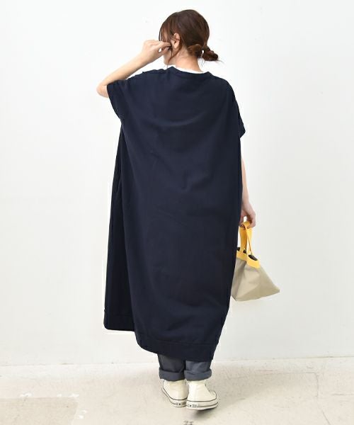 her.｜フレンチスリーブカミニ裏毛ワンピース [[CE3OP250805]][C]