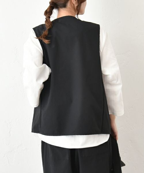 her.｜撥水クルーネックベスト [[CE3VE250803]][C]