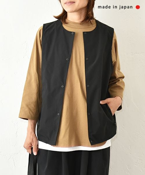 her.｜撥水クルーネックベスト [[CE3VE250803]][C]