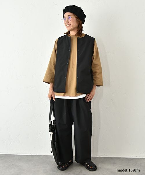 her.｜撥水クルーネックベスト [[CE3VE250803]][C]