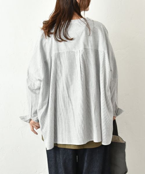 hagumu｜ストライプシャツ [[hag-172]][C]