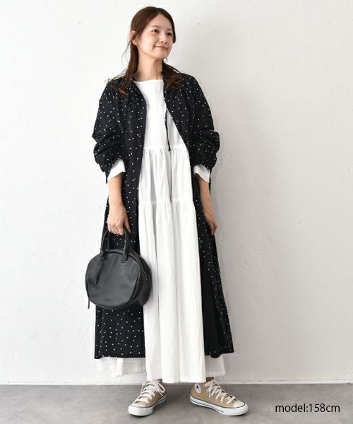 OMEKASI｜フリル衿前開きワンピース [[hag-168]][C]