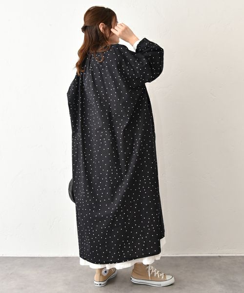 OMEKASI｜フリル衿前開きワンピース [[hag-168]][C]