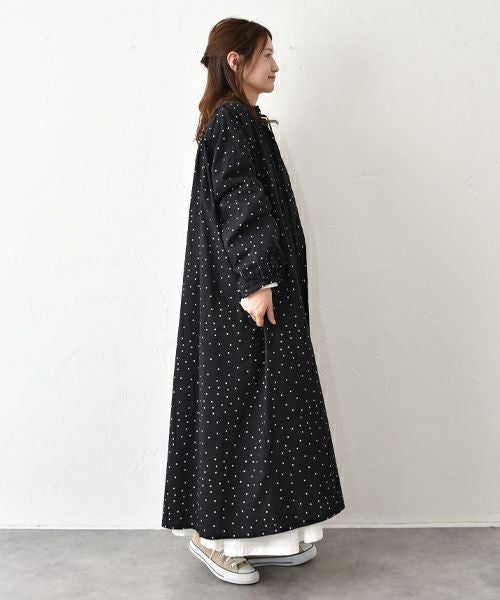 OMEKASI｜フリル衿前開きワンピース [[hag-168]][C] | ma28 ONLINE STORE