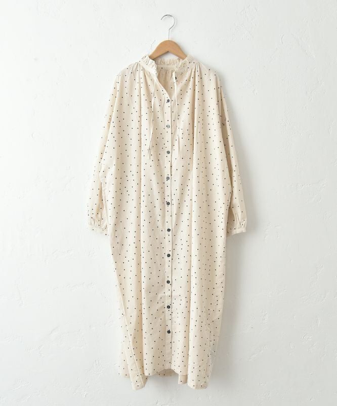 OMEKASI｜フリル衿前開きワンピース [[hag-168]][C]