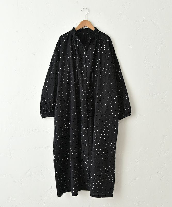 OMEKASI｜フリル衿前開きワンピース [[hag-168]][C] | ma28 ONLINE STORE