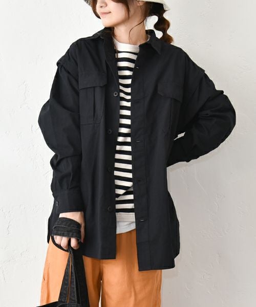 IN THE MARKET｜2WAYシャツアウター [[C-2400]][C]