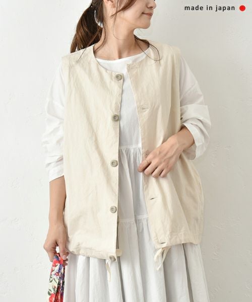 No18｜裾ドロストベスト [[CE1VE250802]][C]