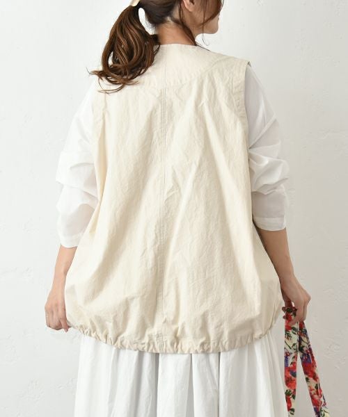 No18｜裾ドロストベスト [[CE1VE250802]][C]
