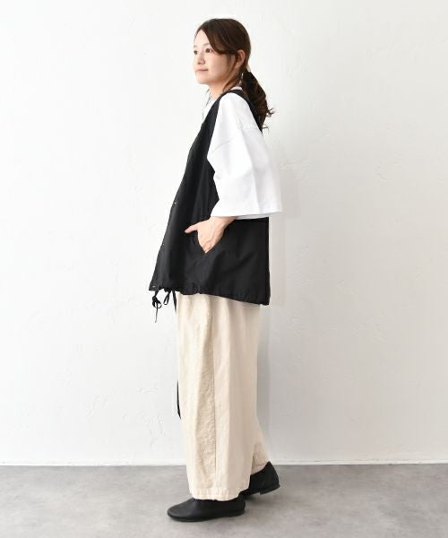 No18｜裾ドロストベスト [[CE1VE250802]][C]