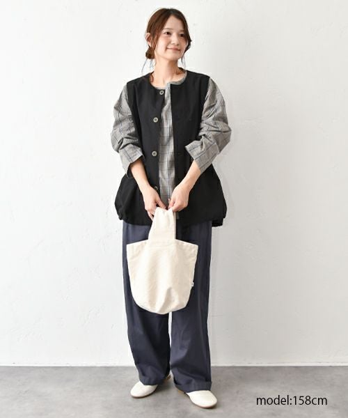 No18｜裾ドロストベスト [[CE1VE250802]][C]