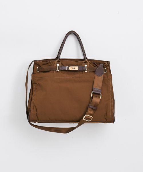  Story　ベルテッドトートL　ブラウン