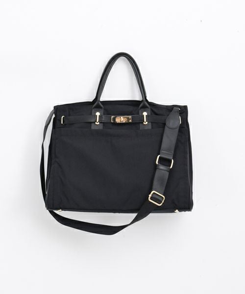  Story　ベルテッドトートL　ブラック