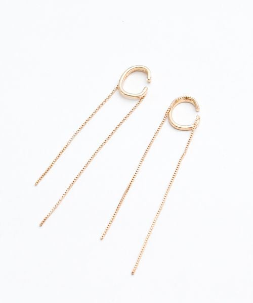 CHIGNON　ボックスチェーンイヤカフ