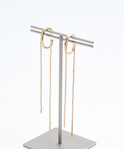 CHIGNON　ボックスチェーンイヤカフ