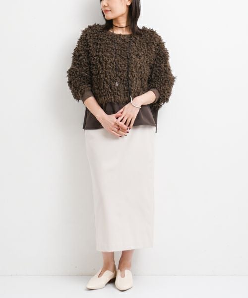 CYAN TOKYO｜ラメシャギーボアブラウス [[504372]][F] | ma28 ONLINE STORE