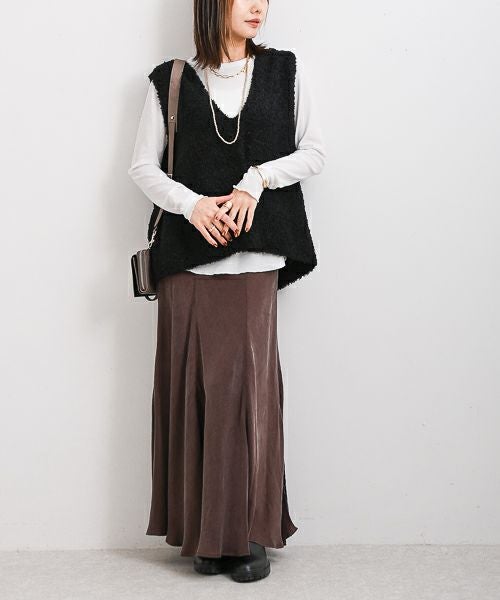 Wrapin nine 9｜【-3kg見え美シルエット】シワ加工セミマーメイド