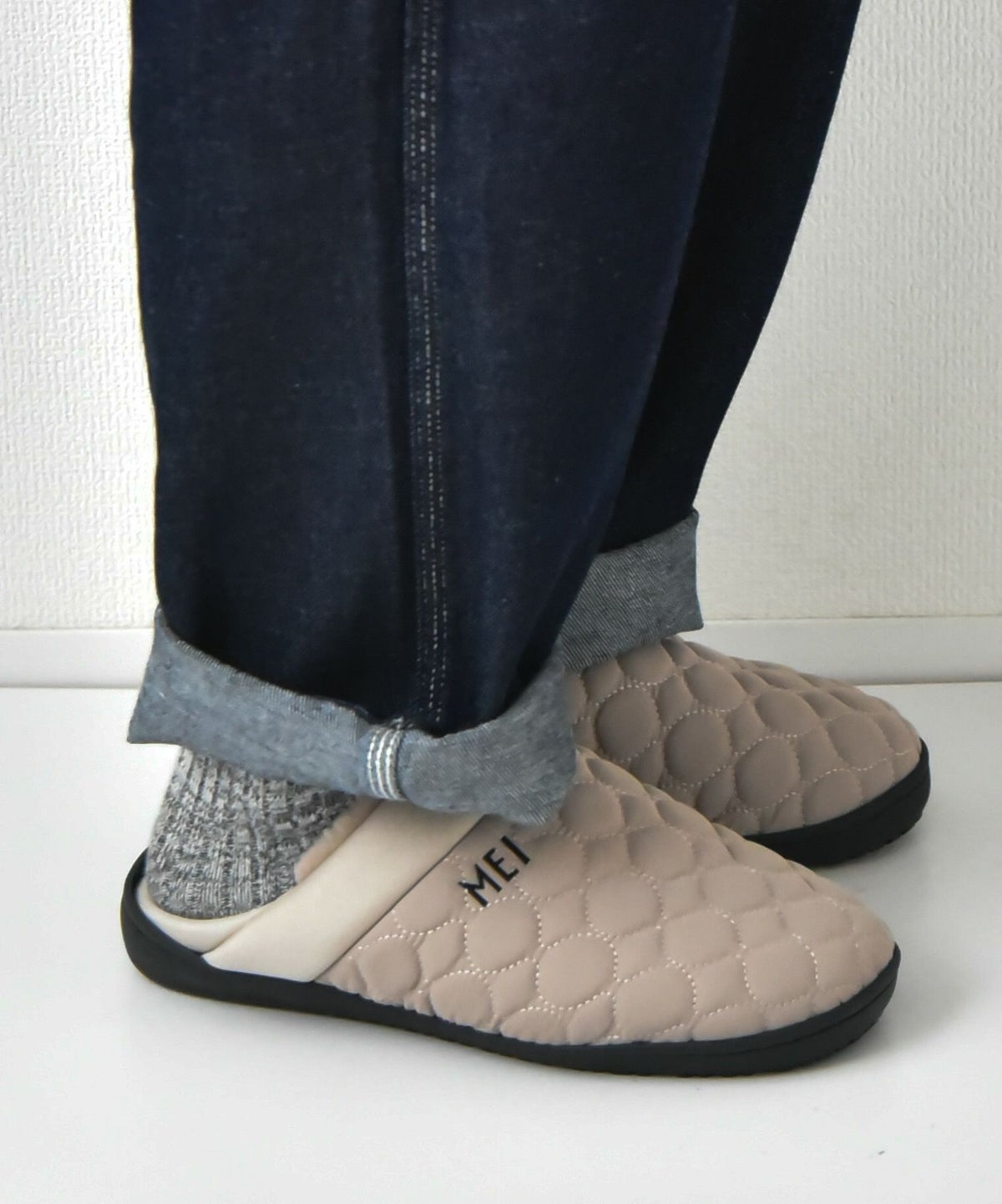 MEI｜キルティングモックシューズ(メンズ) [[MEI-SHM-253101]][D]