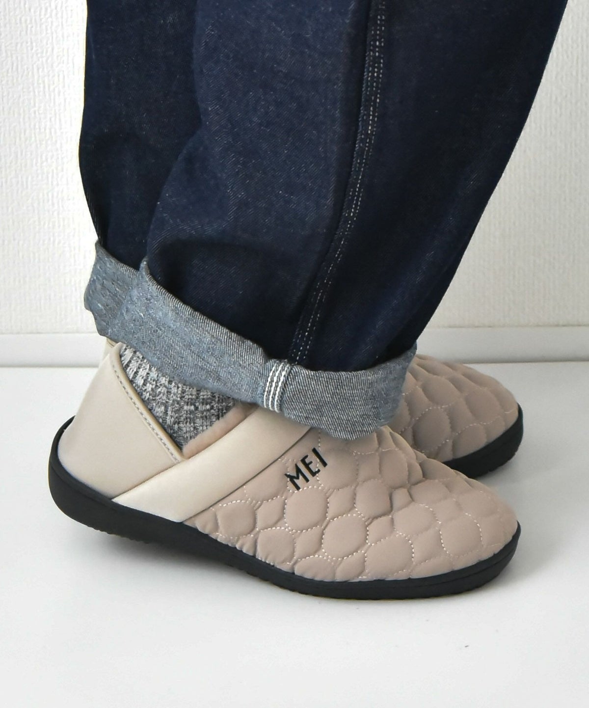 MEI｜キルティングモックシューズ(メンズ) [[MEI-SHM-253101]][D]