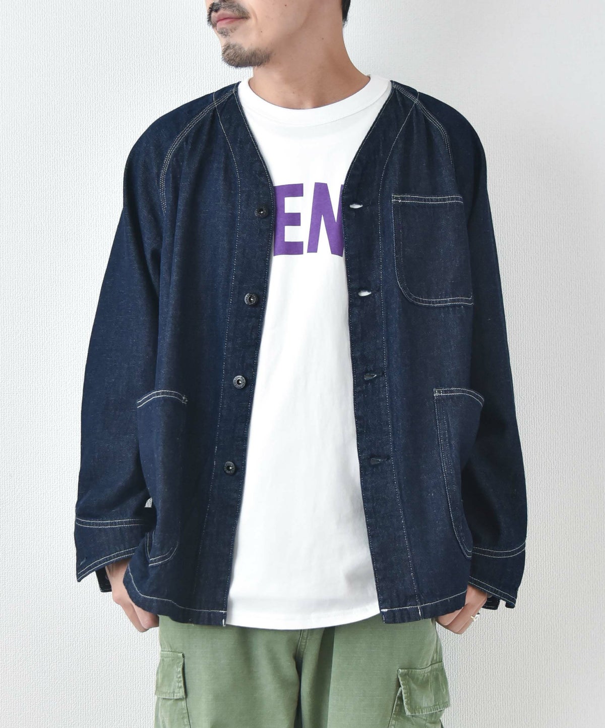 GOHEMP｜NO COLLAR COVER　ALL [[GHJ6175THO]][D]