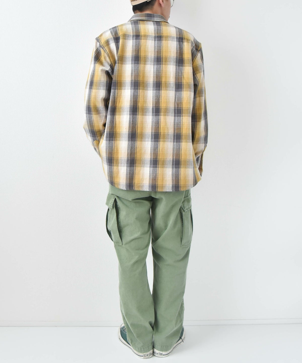 BIG MIKE｜ヘビーフランネルロングスリーブシャツ [[102535103]][D]