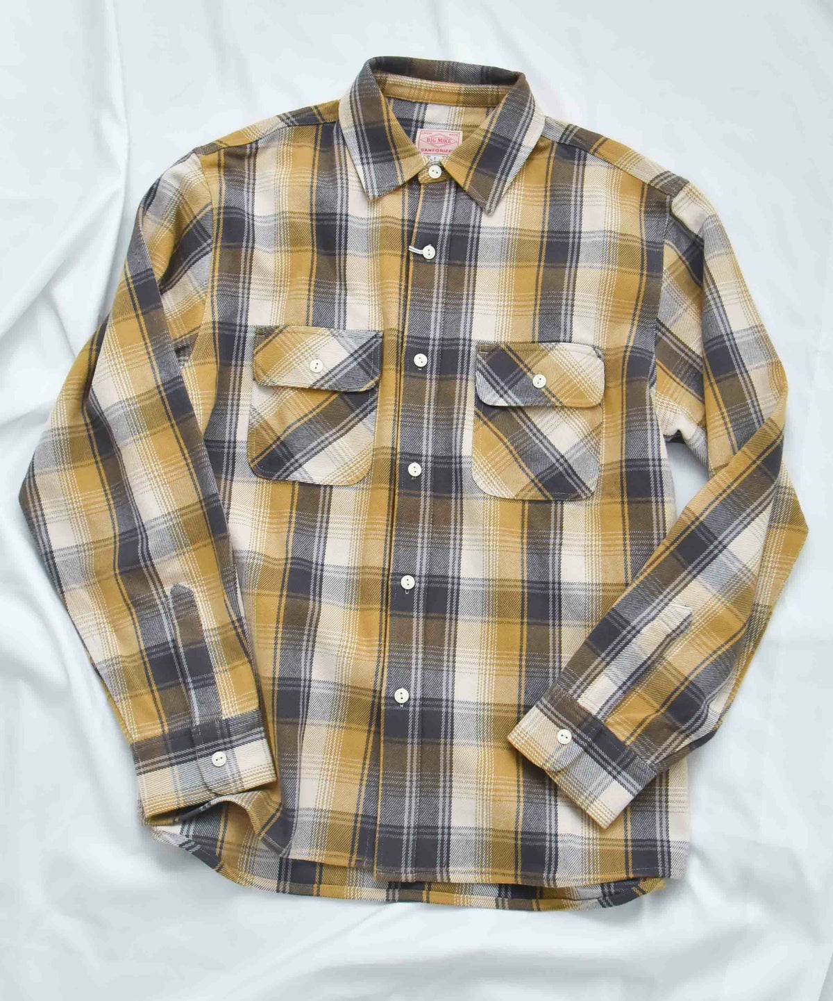 BIG MIKE｜ヘビーフランネルロングスリーブシャツ [[102535103]][D]