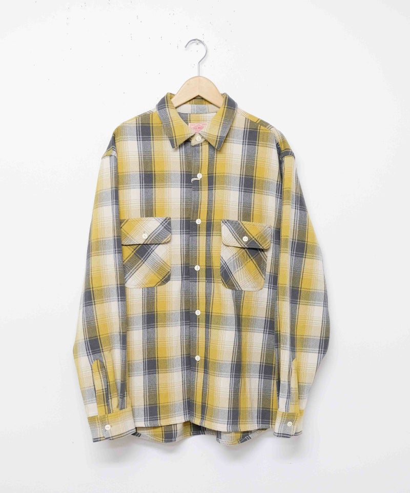 BIG MIKE｜ヘビーフランネルロングスリーブシャツ [[102535103]][D]