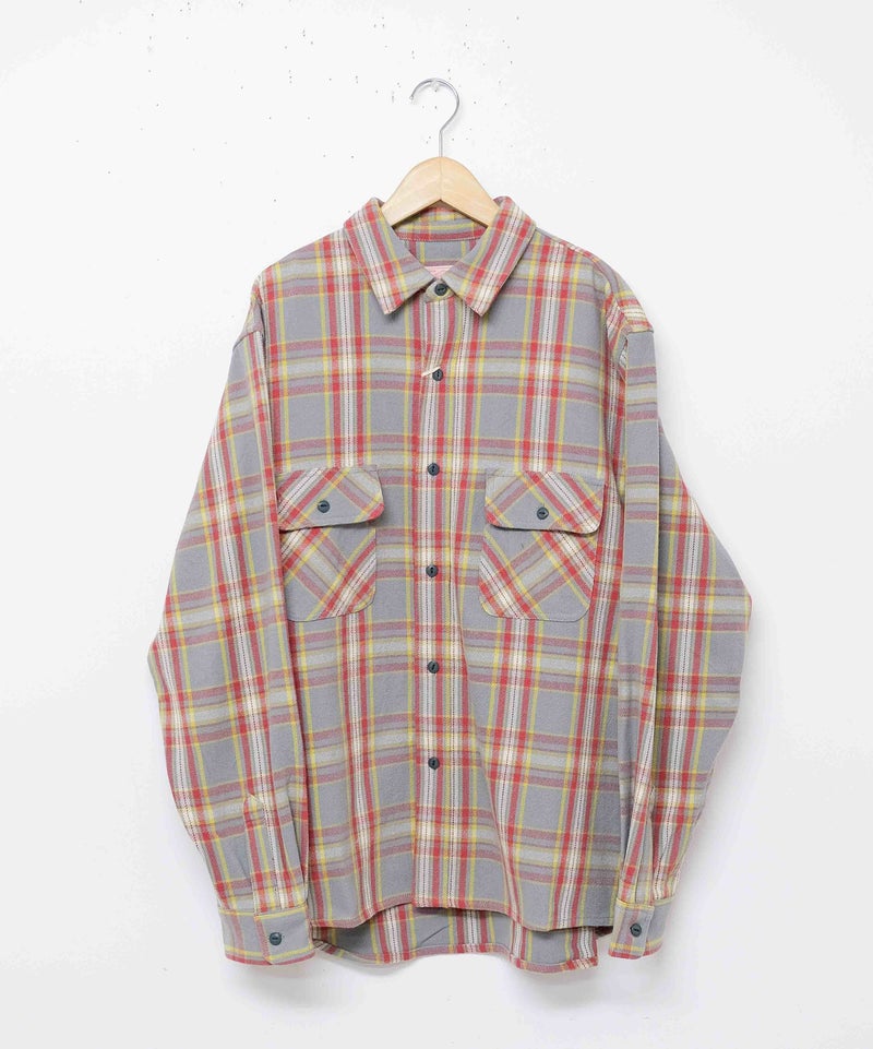 BIG MIKE｜ヘビーフランネルロングスリーブシャツ [[102535107]][D]