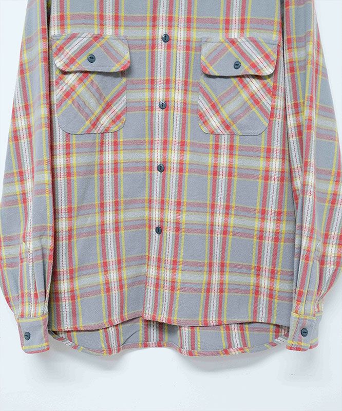 BIG MIKE｜ヘビーフランネルロングスリーブシャツ [[102535107]][D]