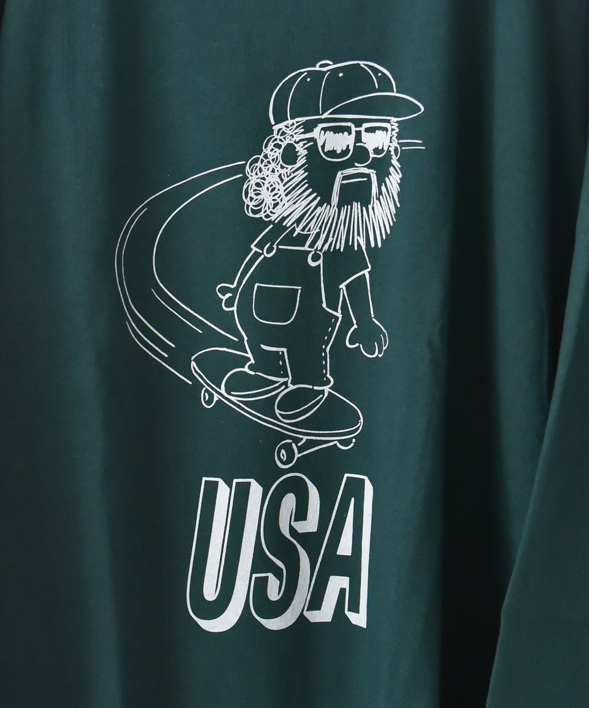 BIG MIKE｜USAスケート　オジサン　ロングスリーブTシャツ [[102538373]][D]