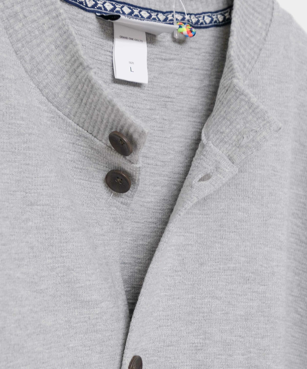 ジムマスター｜ブロックインレーボタンカーデ [[G433748-25AW]][D]