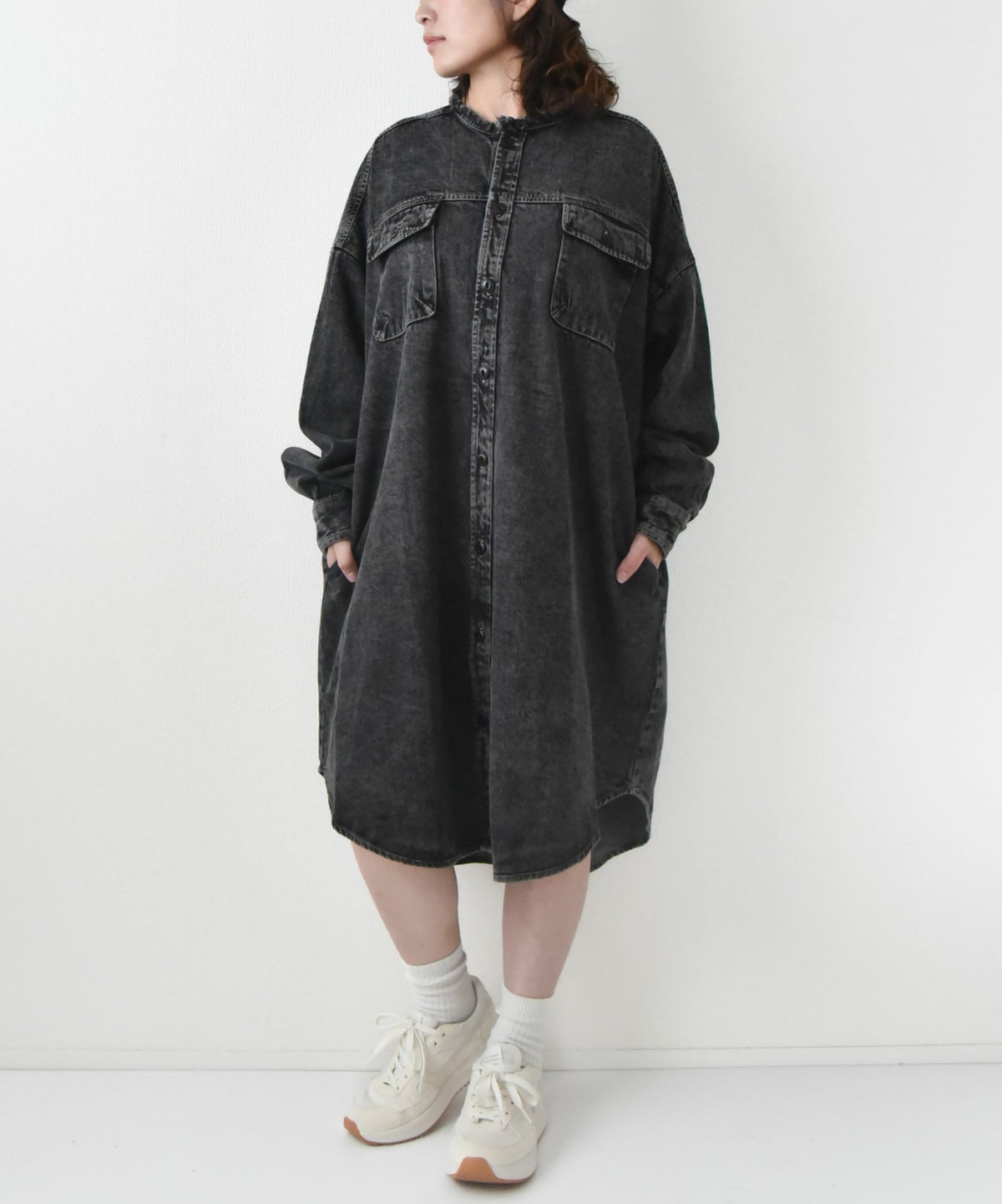  KAKELA&TRANQUIL｜Back 刺繍ロゴワンピース [[12505-257-20]][D]