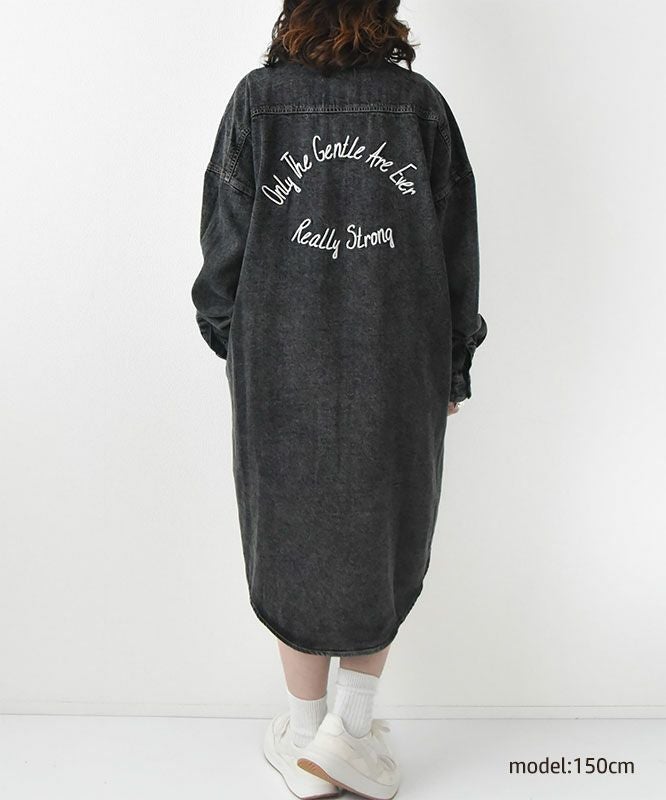  KAKELA&TRANQUIL｜Back 刺繍ロゴワンピース [[12505-257-20]][D]