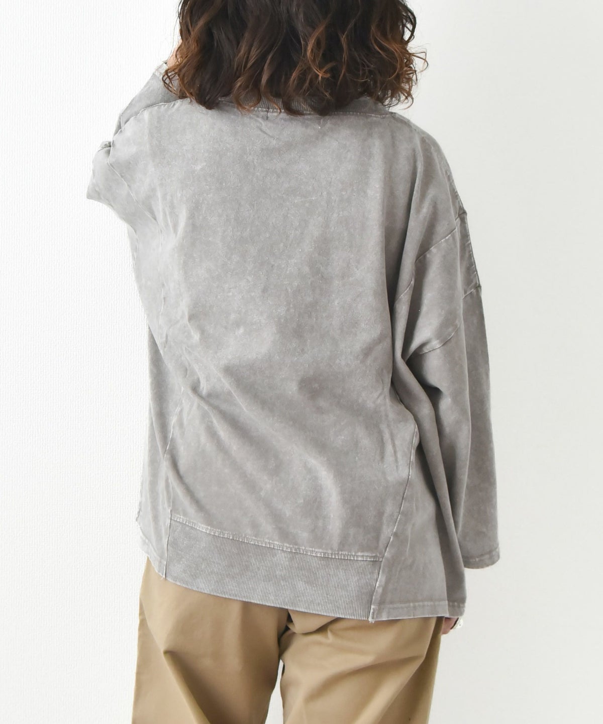 KAKELA&TRANQUIL｜ワイドポケットポケット付きクルー [[12505-254-10]][D]