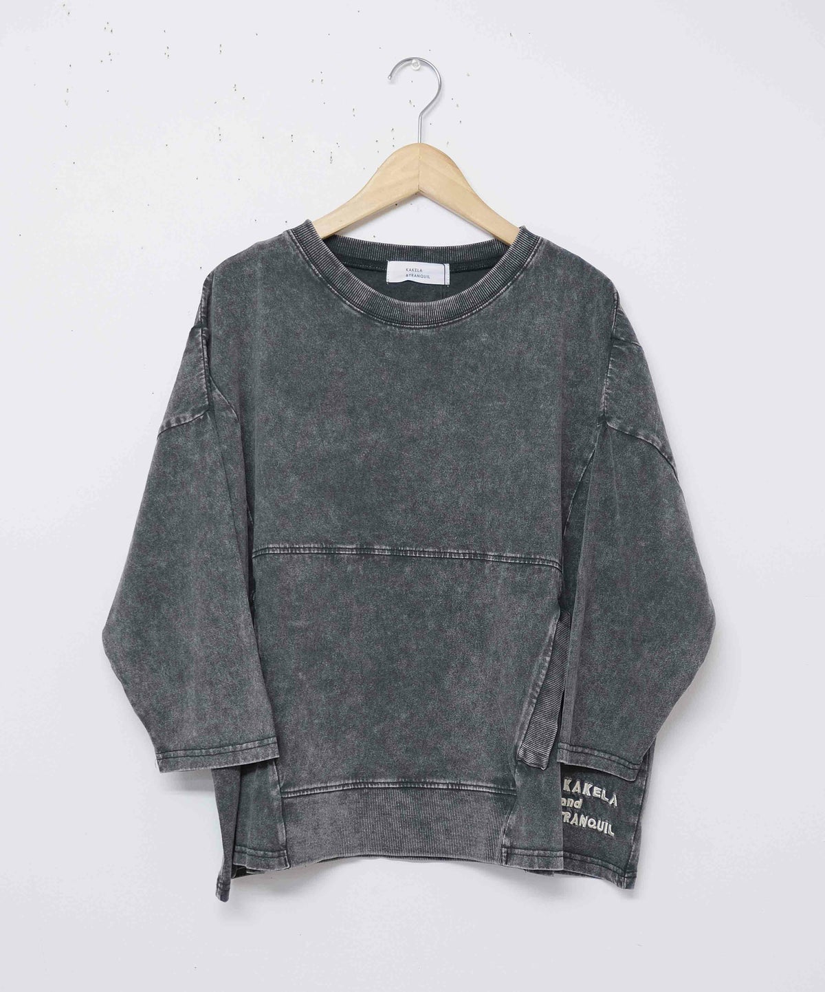 KAKELA&TRANQUIL｜ワイドポケットポケット付きクルー [[12505-254-10]]